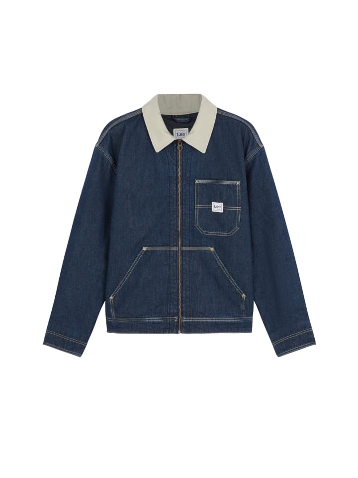 Jeansjacke 91W Lined Workwear in Rinse