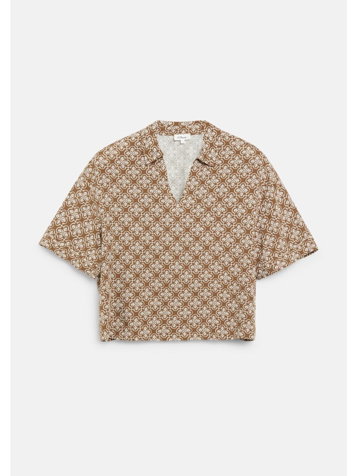 Bluse in 89A5_braun