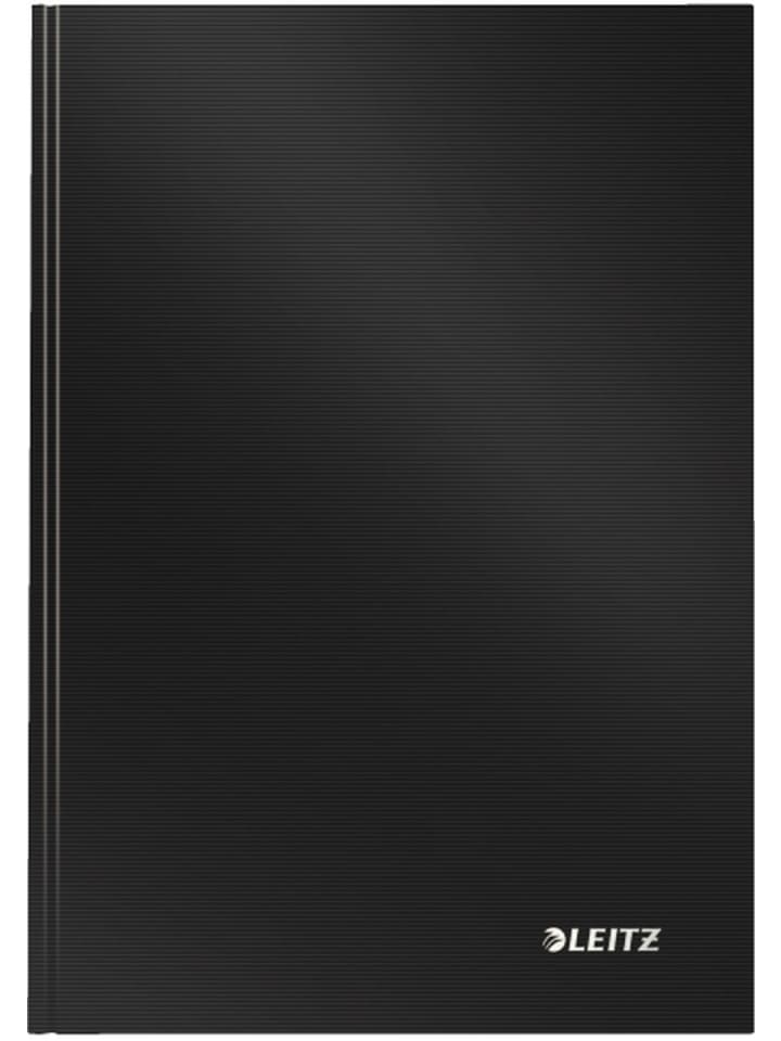 Notizbuch Solid fester Einband A5 liniert 80 Blatt schwarz