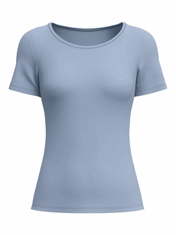 Shirt halbarm Natural Comfort in Aura blue