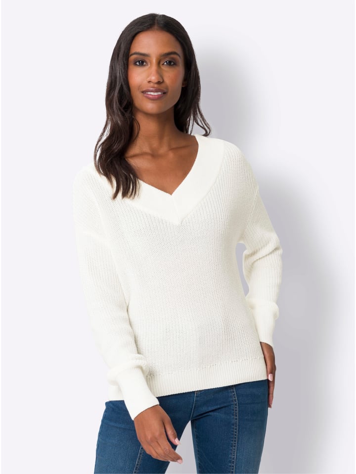 Pullover in ecru