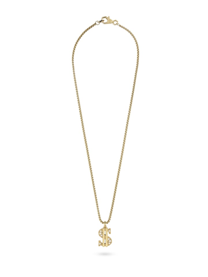 Halskette mit Anhänger in Gold – (L)60cm