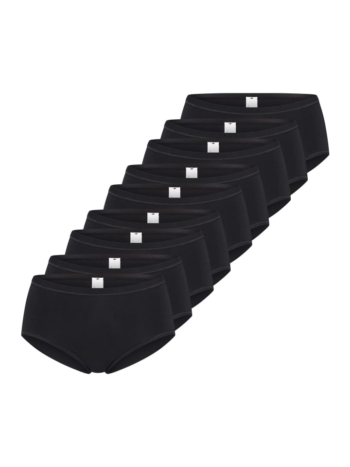 High Waist Panty GO Daily Cotton in Schwarz