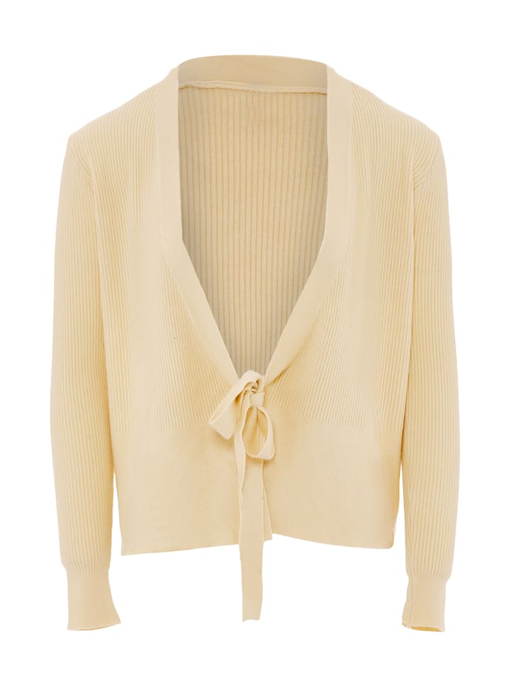Damen Strickpullover in Hellbeige
