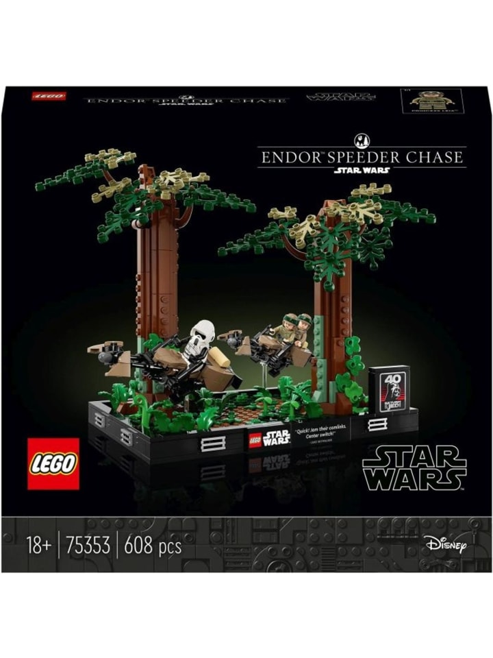 Star Wars™ Verfolgungsjagd auf Endor™ – Diorama in Mehrfarbig ab 18 Jahre