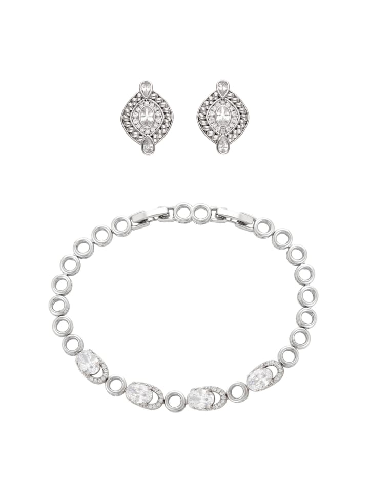Women Jewelry Set in silver