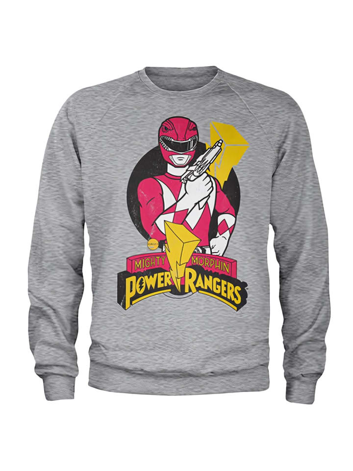 Pullover "Red Ranger Pose Sweatshirt" in Grau