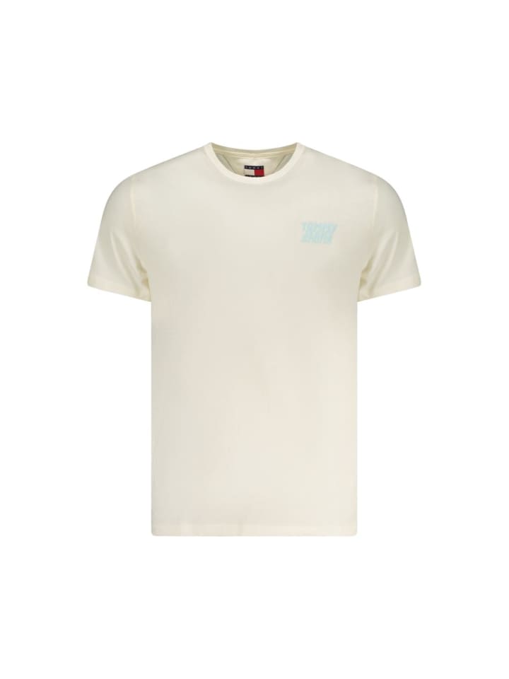 Beige Baumwolle Herren T-Shirt