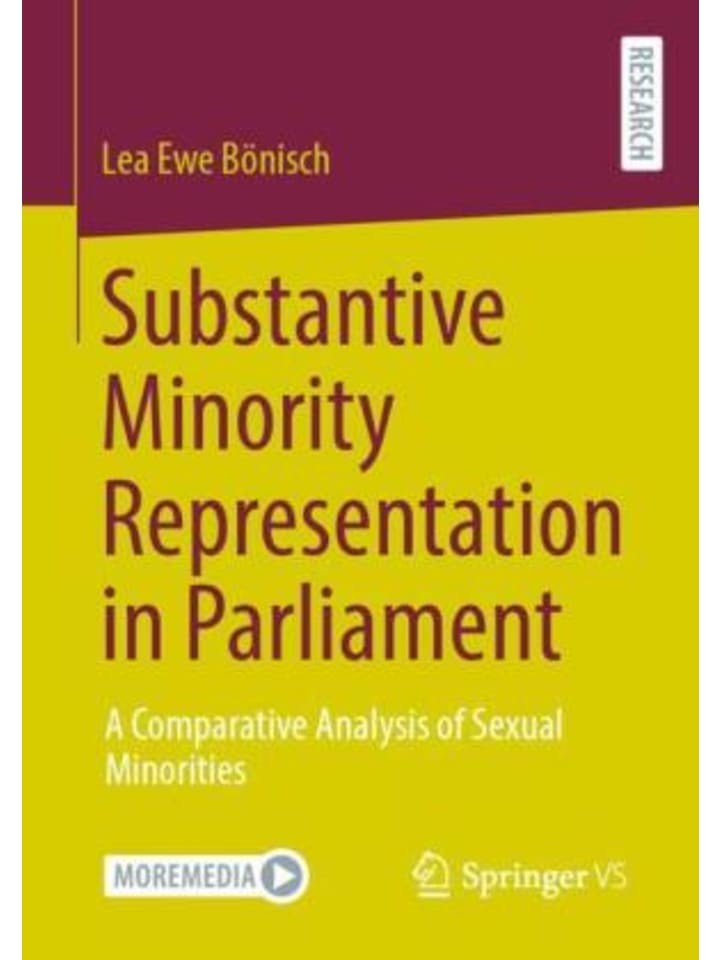 Buch - Substantive Minority Representation in Parliament