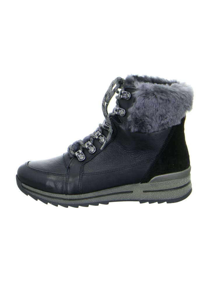 Schnürboots in Schwarz