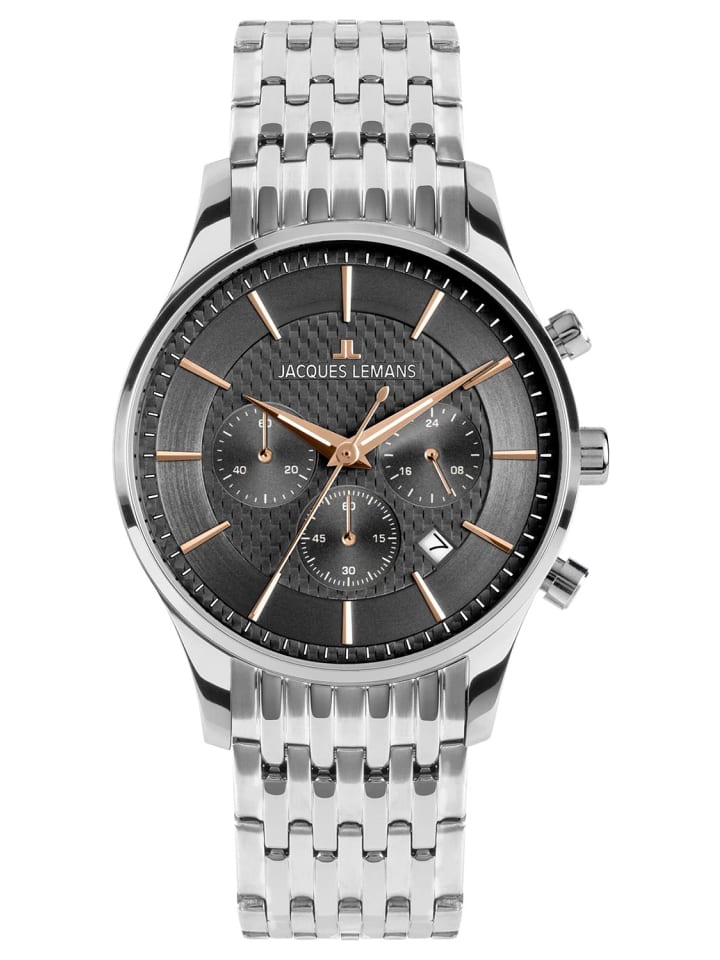 Herren-Armbanduhr Chronograph London Anthrazit
