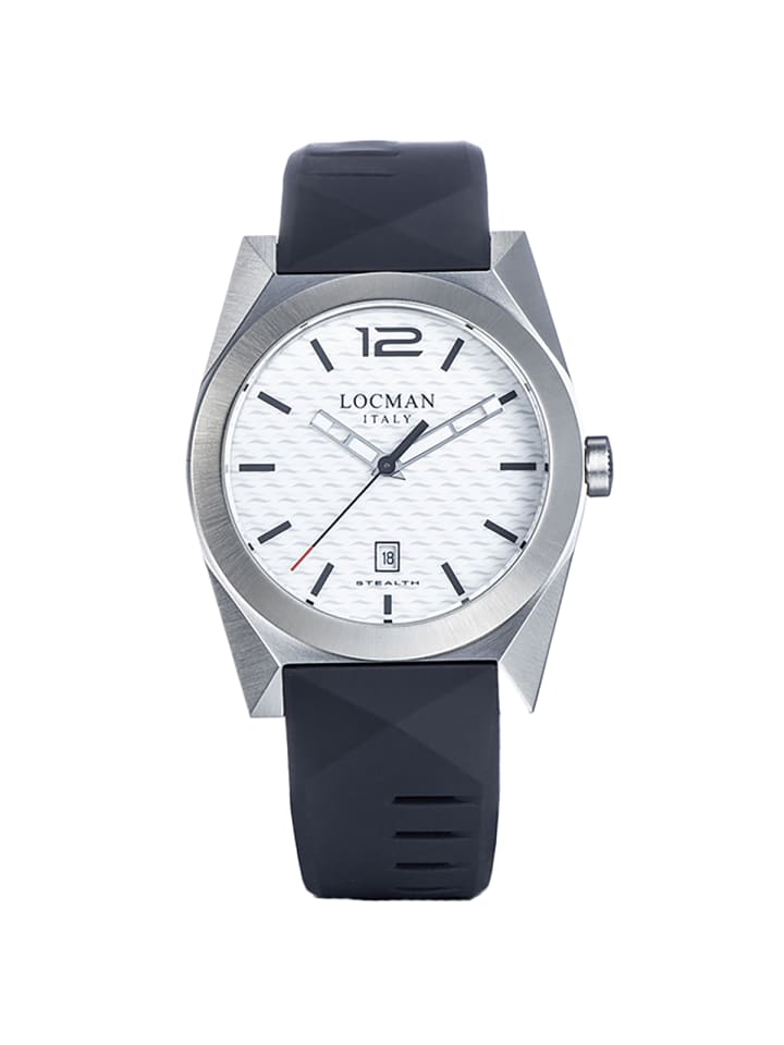 Herrenuhr "Modell Stealth Quarz" in Schwarz