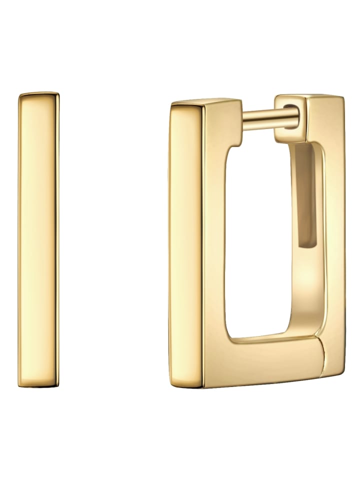 Creolen aus Sterling Silber in gelbgold