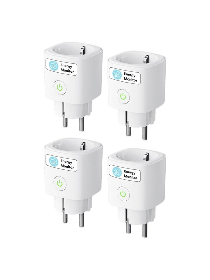 MEROSS MSS315CFH-EU Smart Plug mit Energieüberwachung (Matter) (4er-Set)