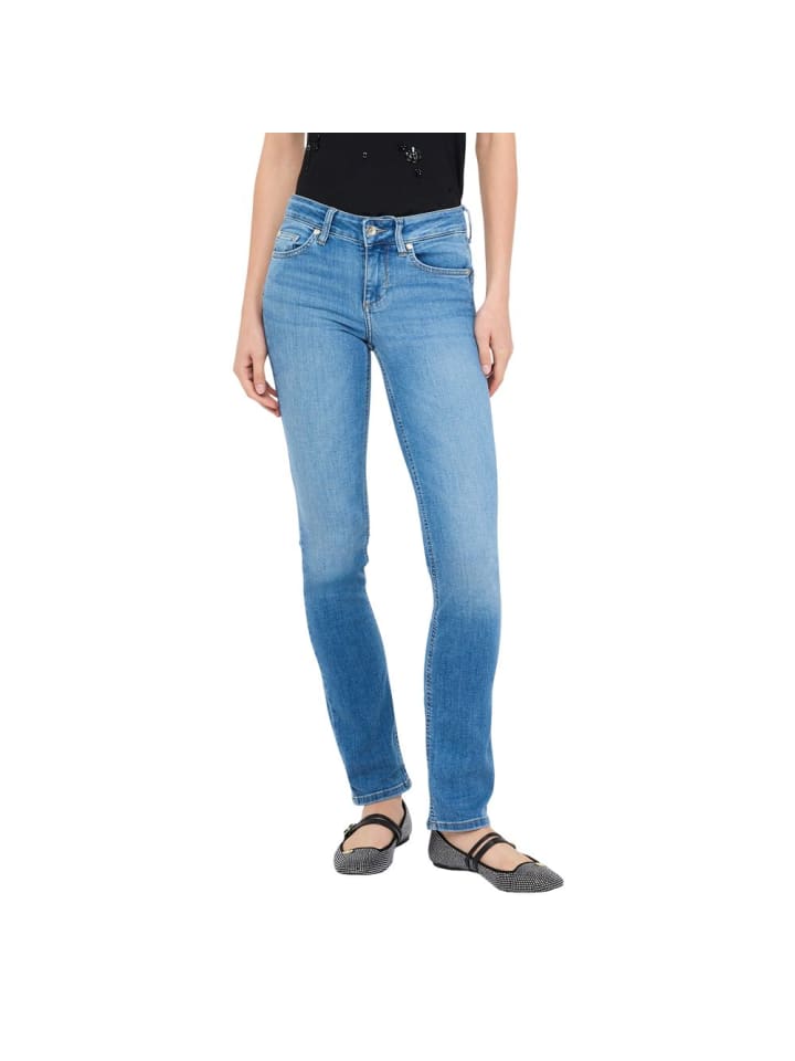 Blau Hellblau Baumwolle Skinny Jeans