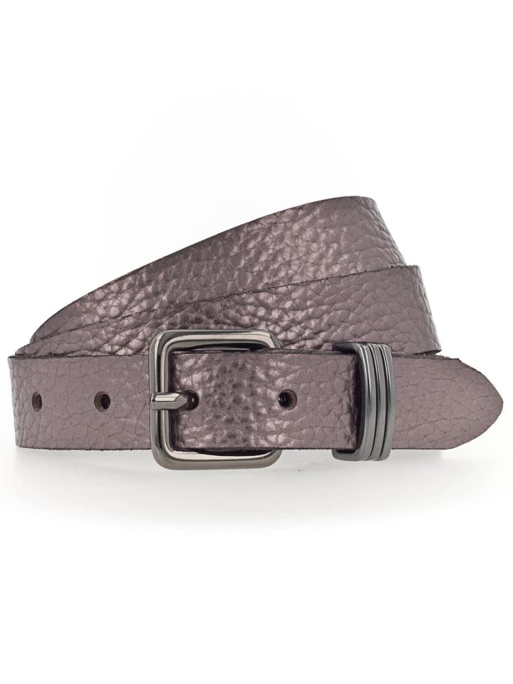 Gürtel silbergrau metallic