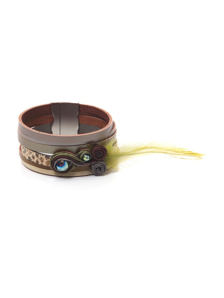 Armband " India " in khaki