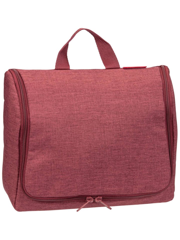 Kulturbeutel Toiletbag XL in Twist Maroon
