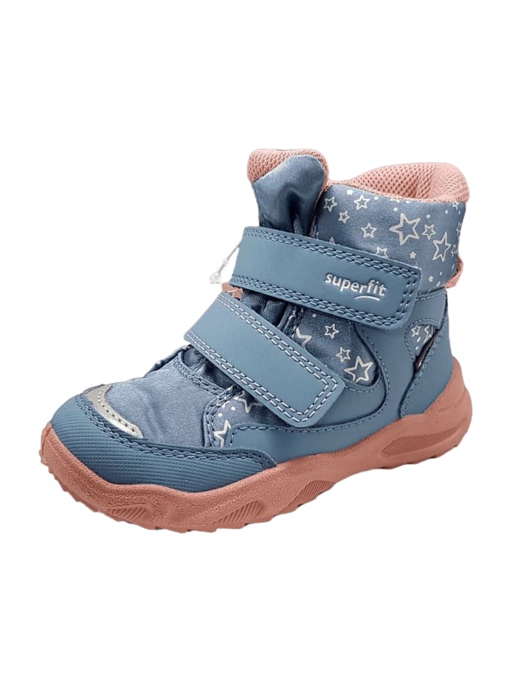 Klettstiefel in Blau