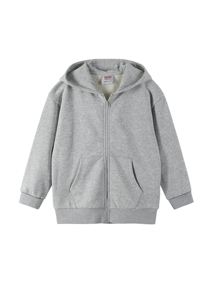 Sweatjacke mit Kapuze Huppuri Melange grey