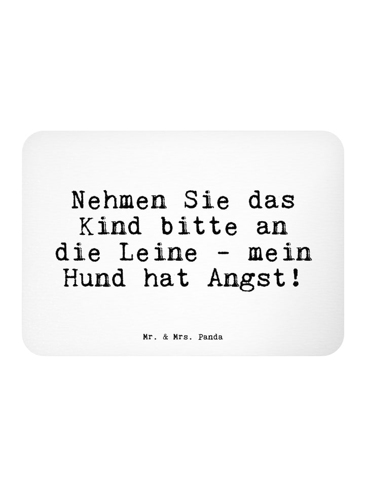Kühlschrankmagnet Nehmen Sie das Kind... mit Sp... in Weiß