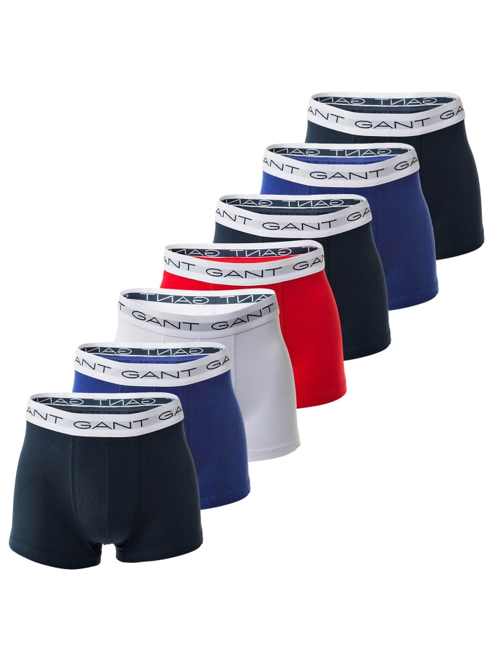 Boxershort 7er Pack in Blau/Weiß/Rot