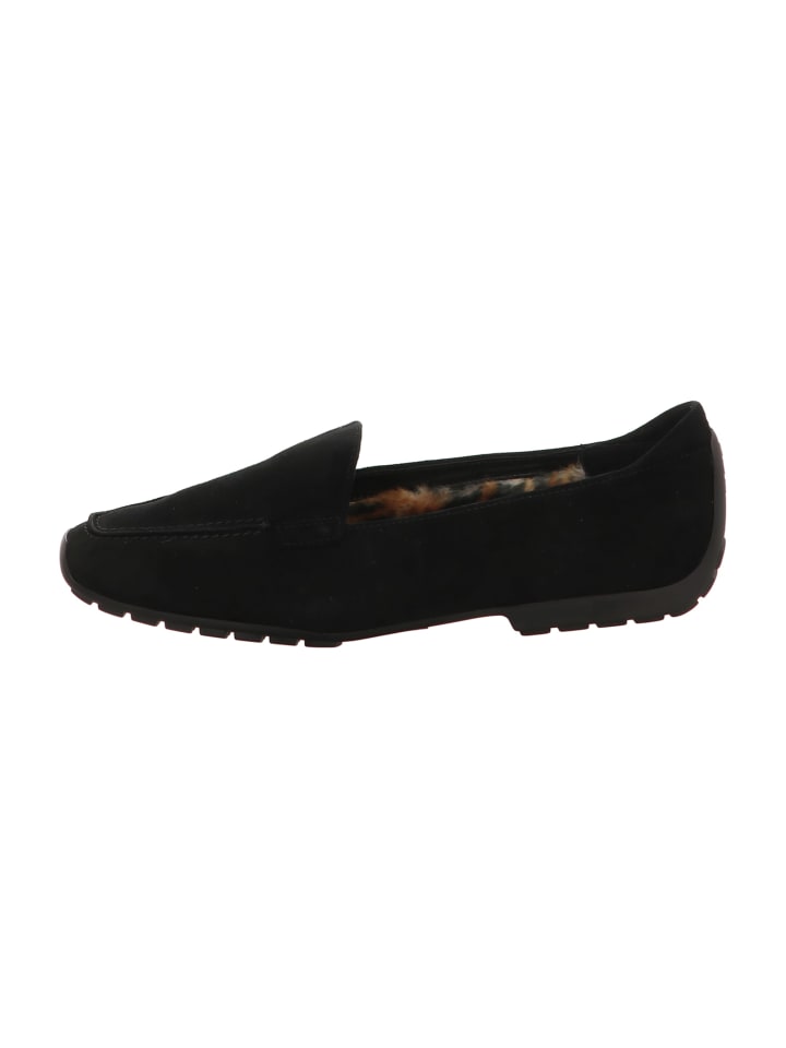 Klassische Slipper in Schwarz