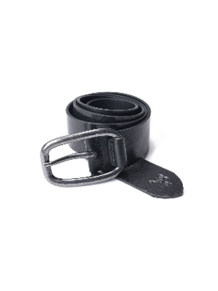 Schwarz Leder Regular Gürtel