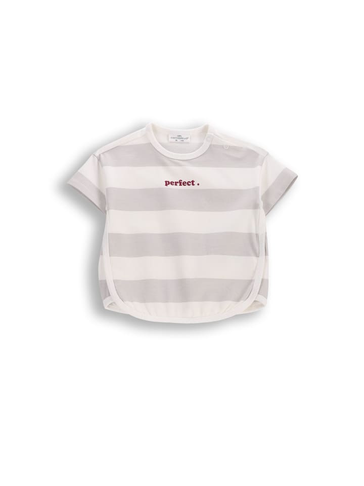 T-Shirt mit kurzen Ärmeln in grau