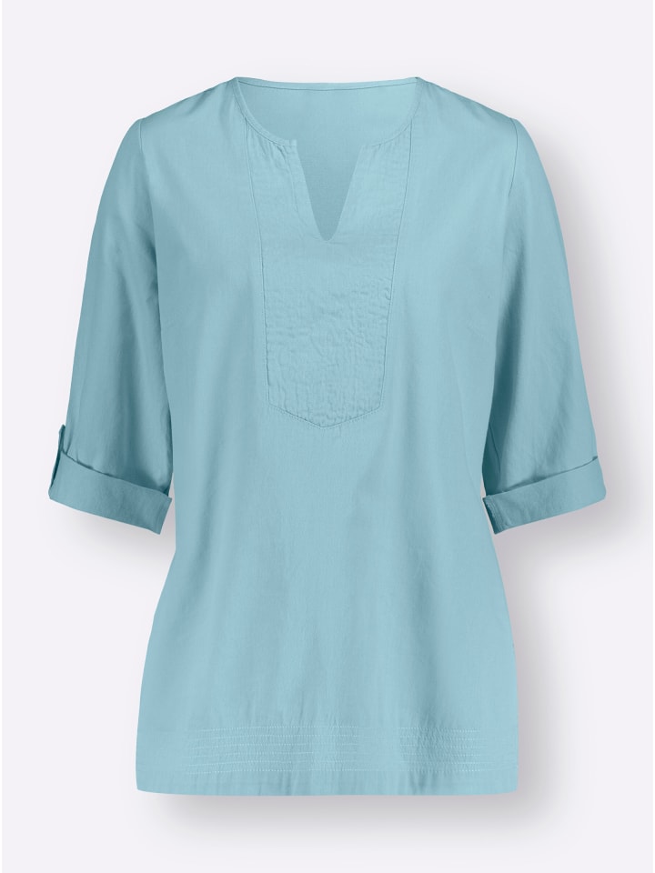 Jeans-Tunika in mint