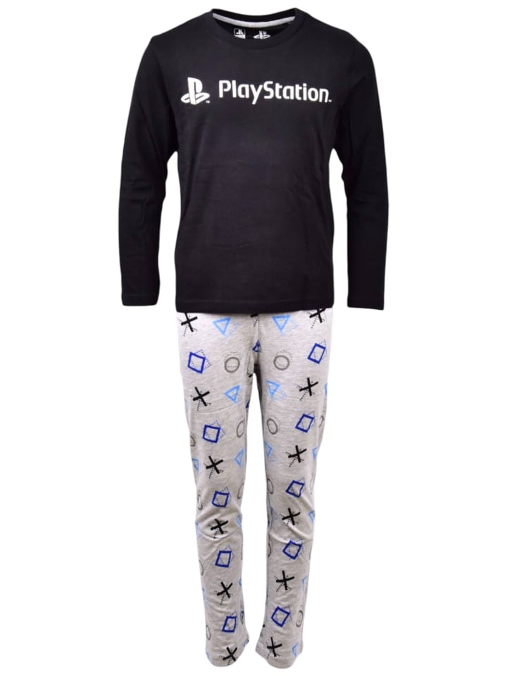 Schlafanzug Playstation in Schwarz