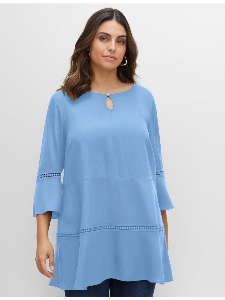 Tunika in himmelblau