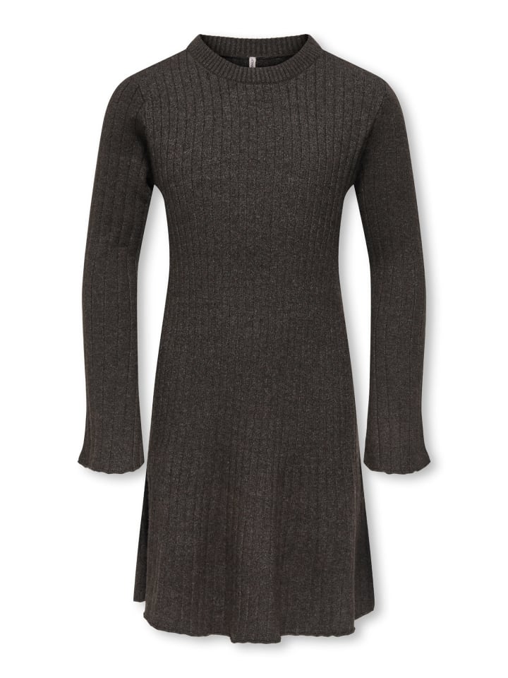 Strickkleid Rippstrick langarm Kogmichella in chocolate torte melange