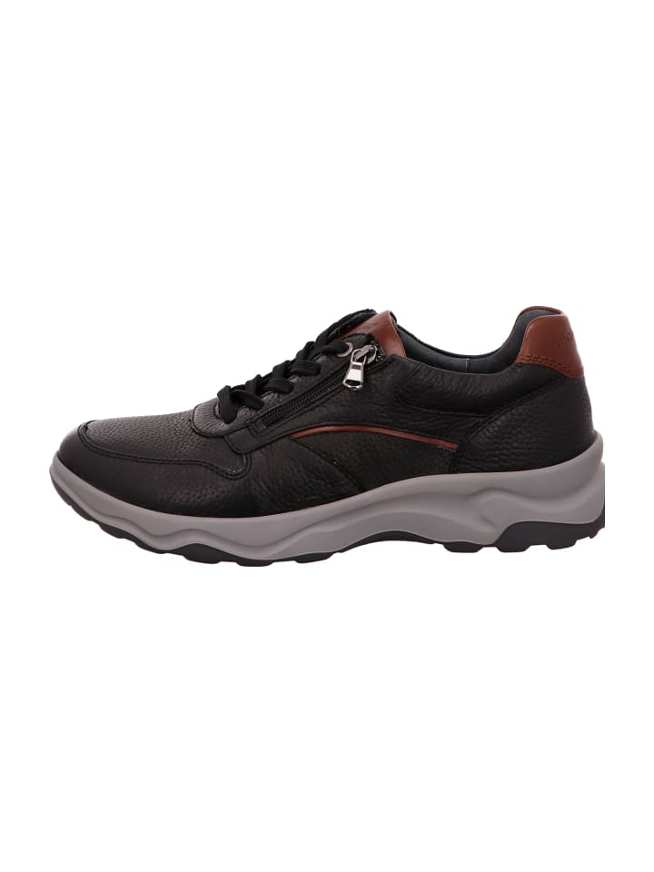 Komfort Schnürschuhe in Schwarz