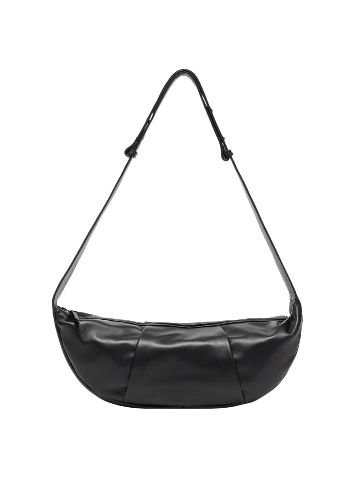 Zoe Essential Schultertasche Leder 46 cm black