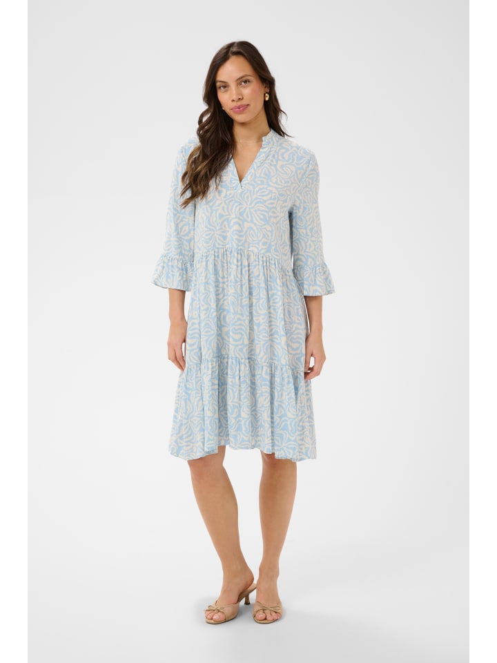 Kleid EdaSZ Casual fit in Cerulean Turtledove Cactus