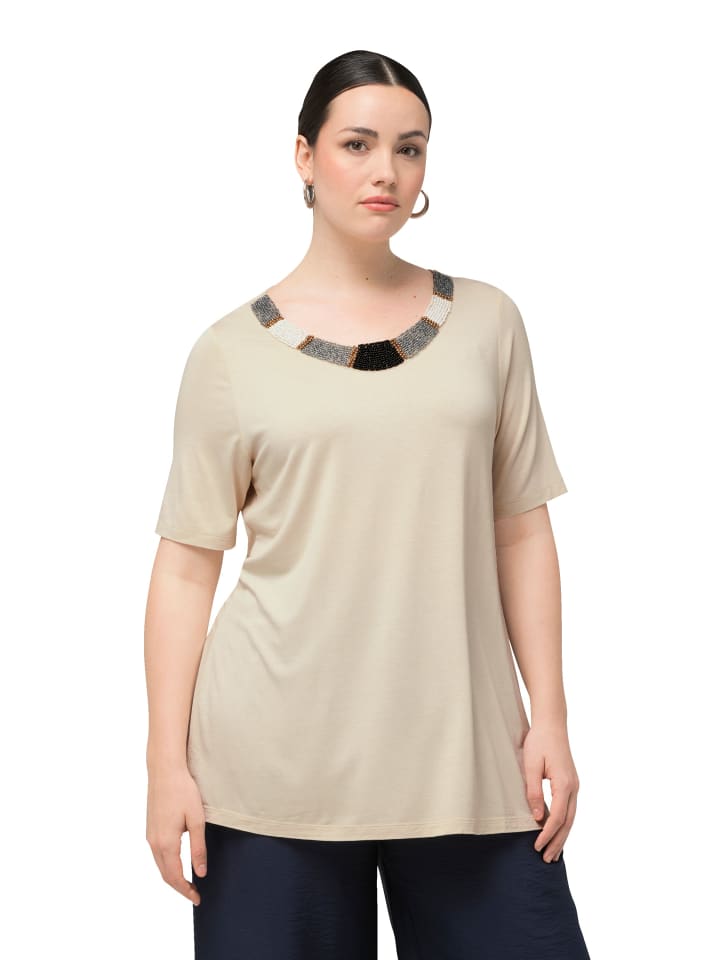 Shirt in graubeige