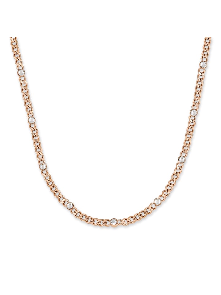 Halskette Glittery in roségold