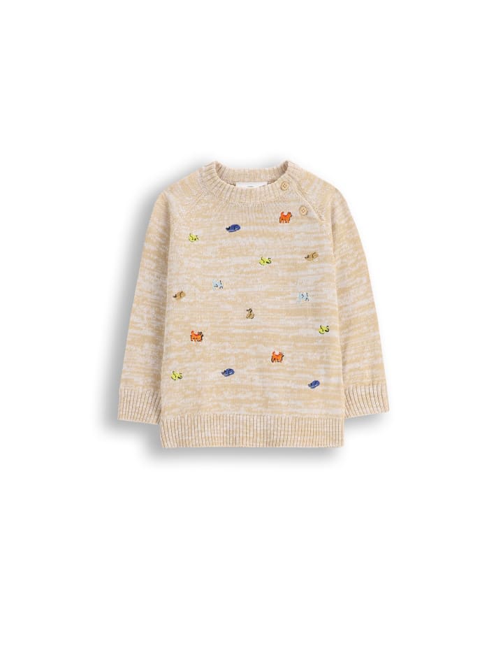 Strickpullover in beige