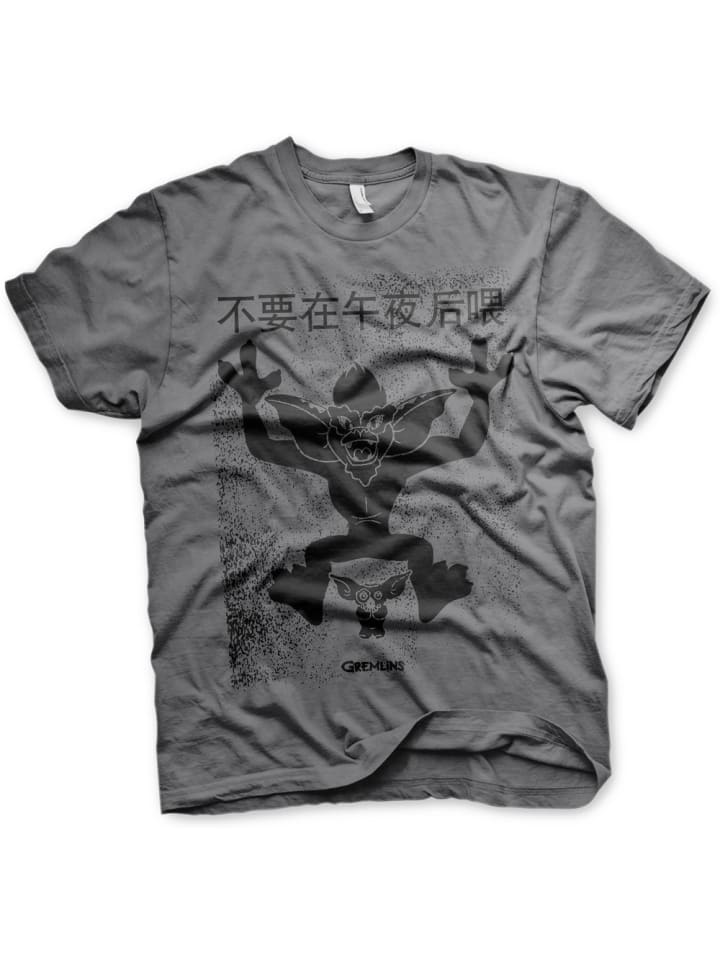 T-Shirt "Chinese Poster T-Shirt" in Grau