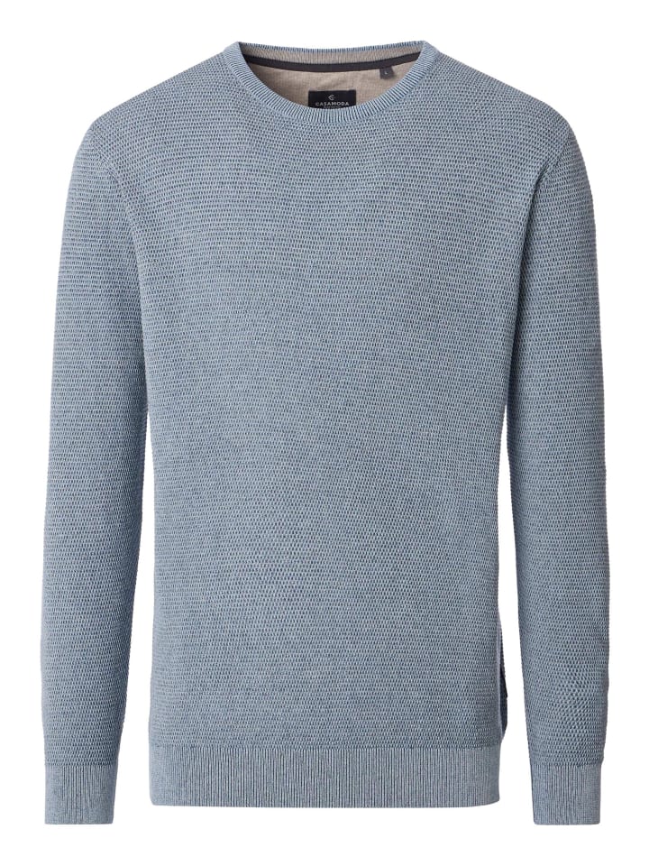 Pullover Basic in Blau