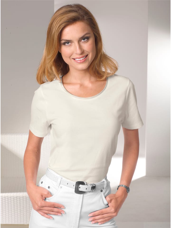 Shirt in ecru