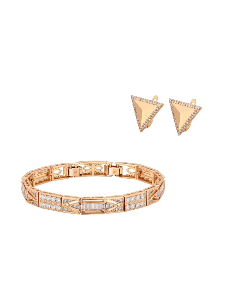 Women Jewelry Set in gold