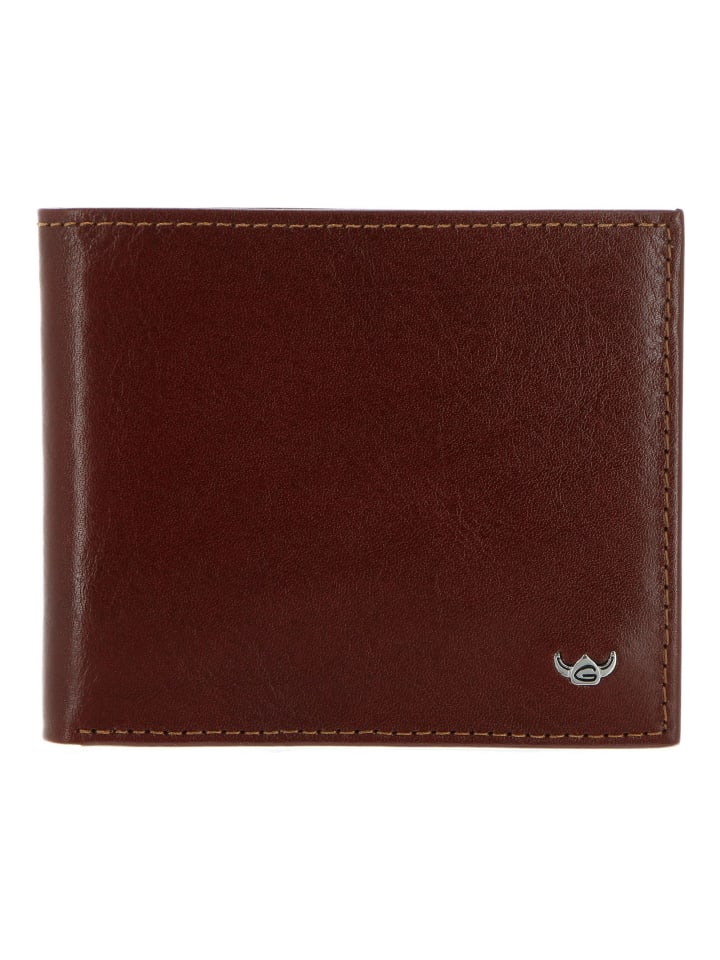 Colorado Geldbörse RFID Schutz Leder 11 cm tabacco