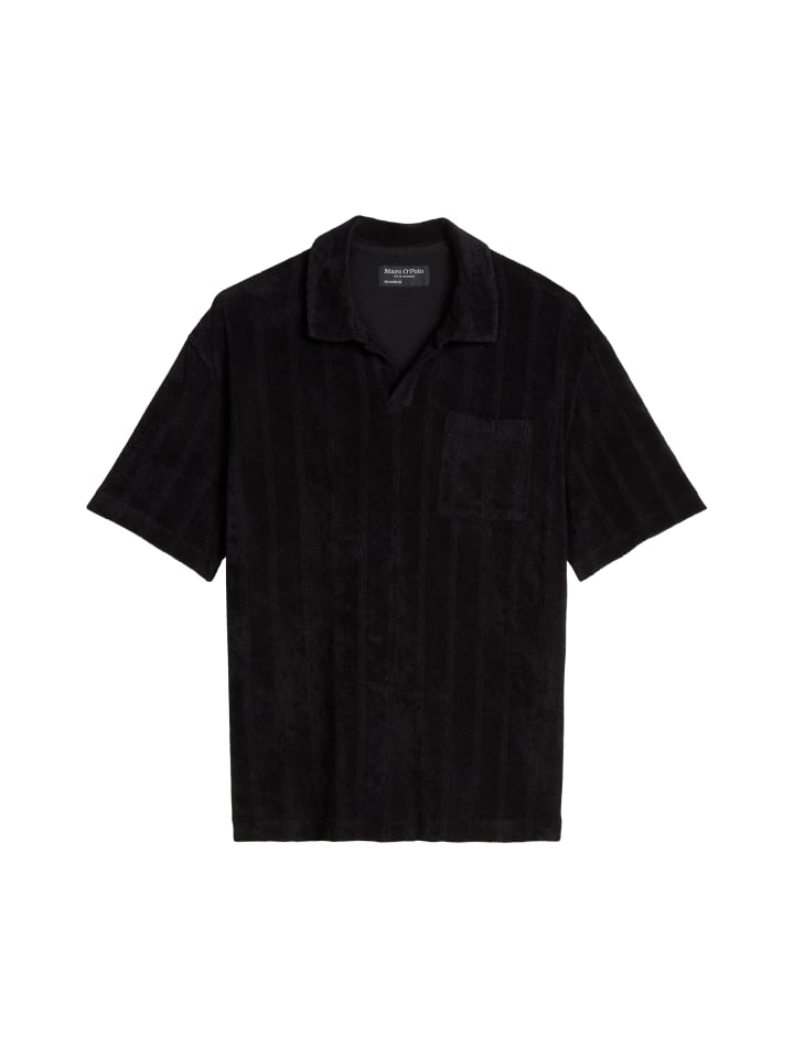 DfC Poloshirt loose in Schwarz