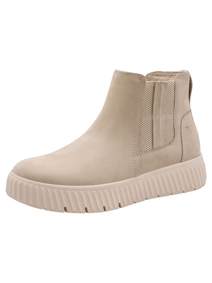 WIDE FIT Chelsea Boot in beige