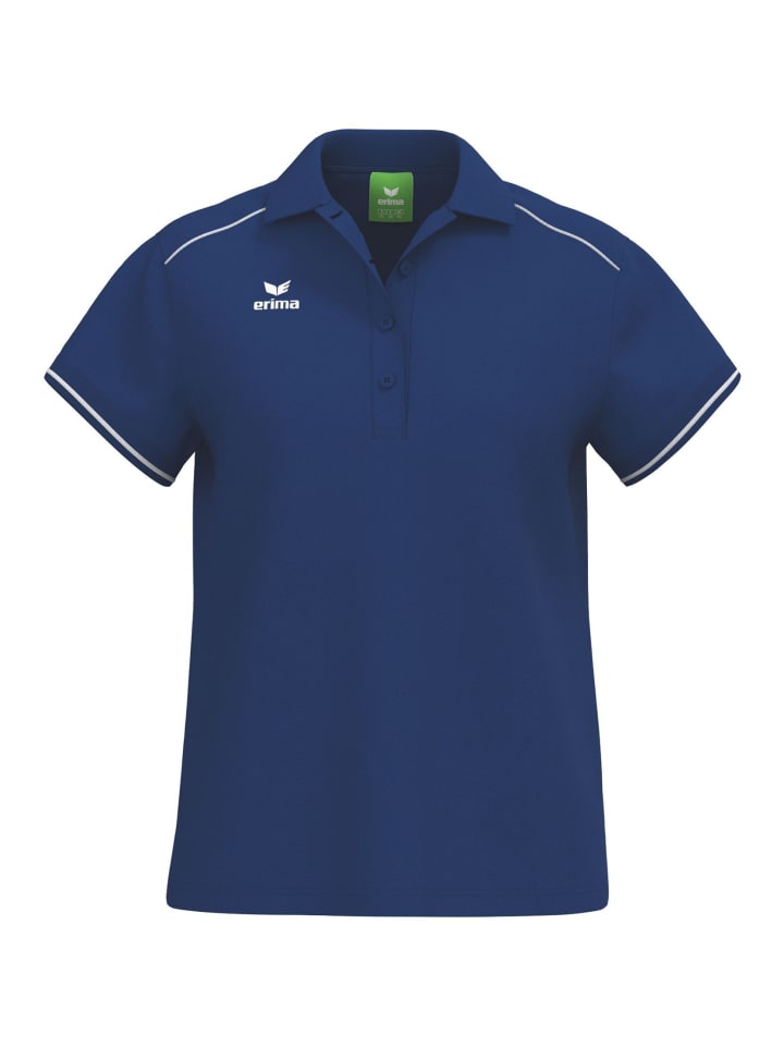 Damen Poloshirt in new navy/weiss