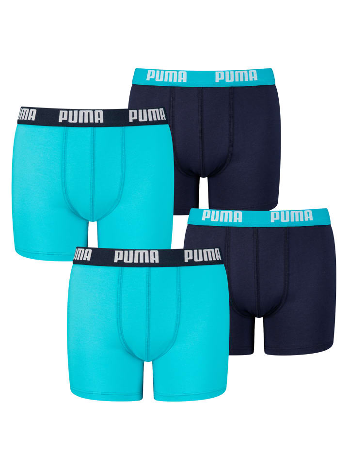 Boxershorts BASIC BOXER 4P in 789 - Bright Blue