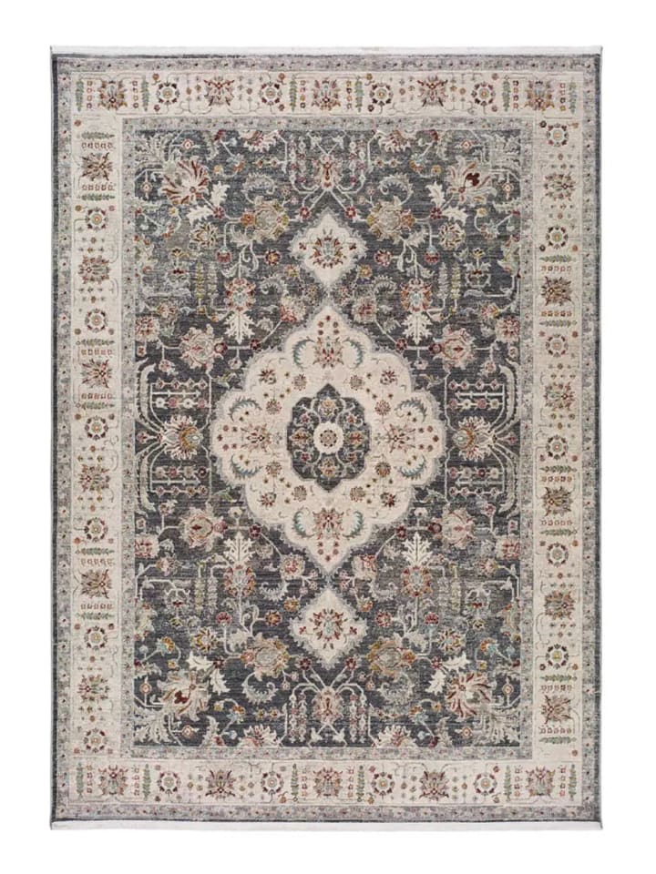 Kurzflor-Teppich KESHAN in grau