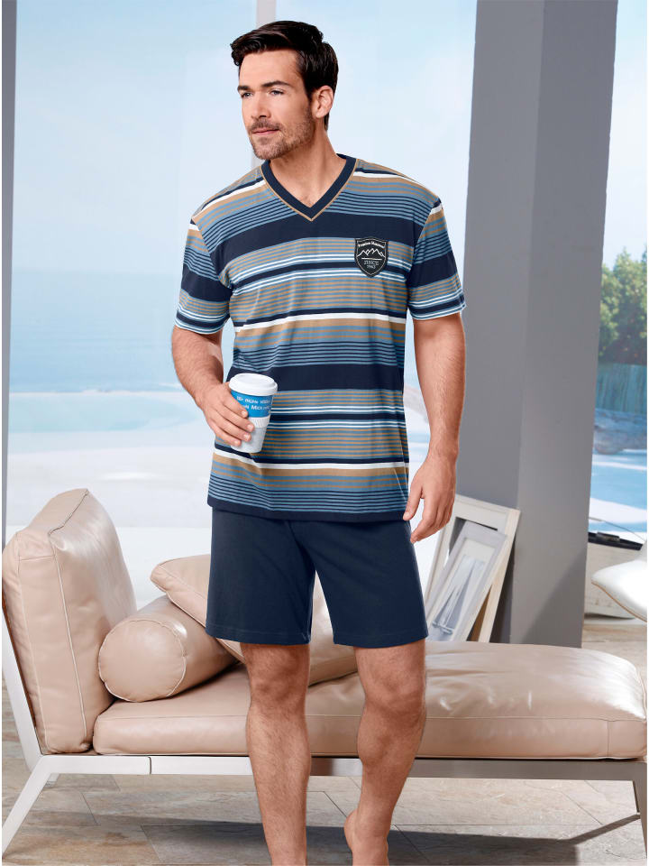 Shorty in marine-blau